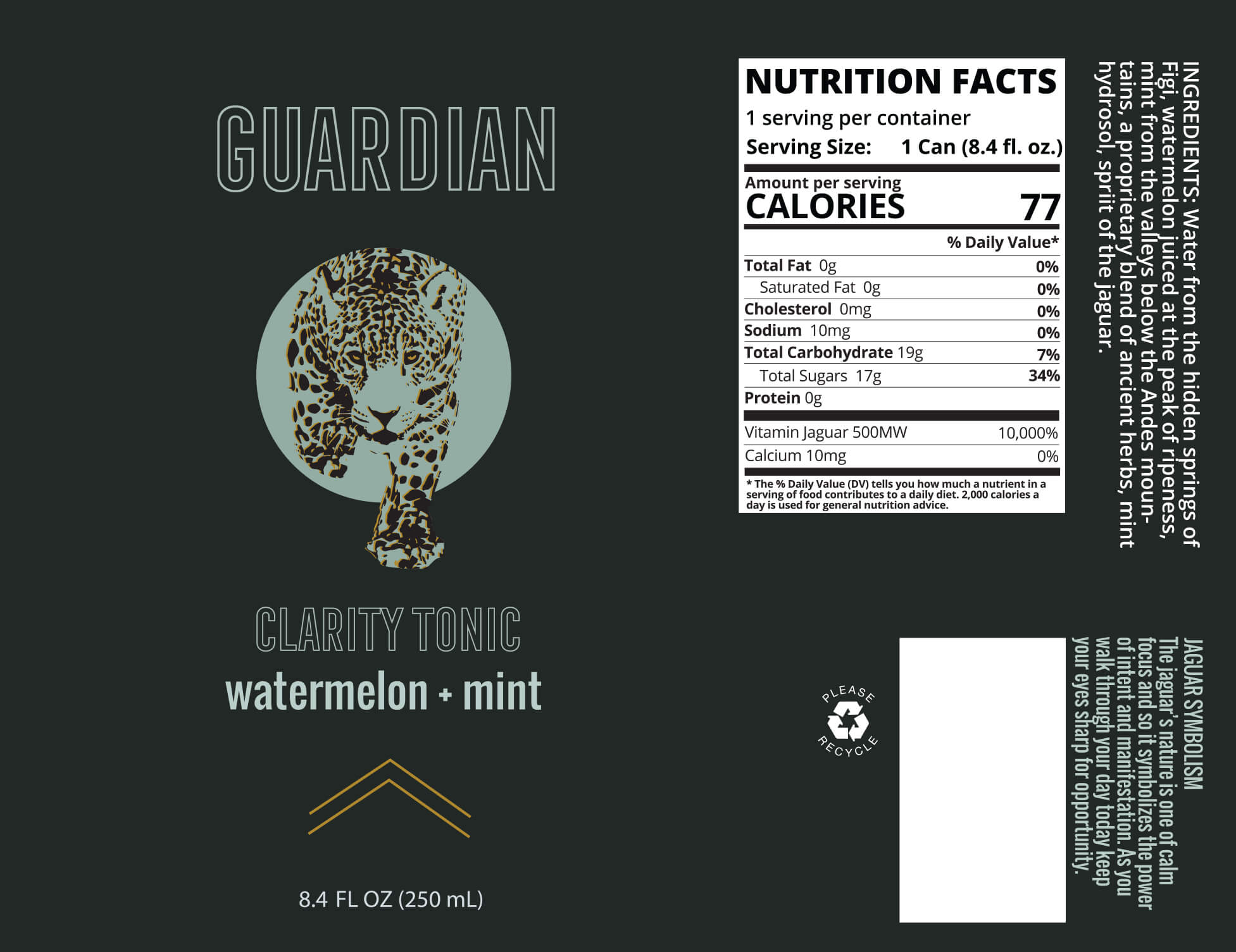 Guardian_8.4oz_FinalCropped Label Design Gilbert, AZ